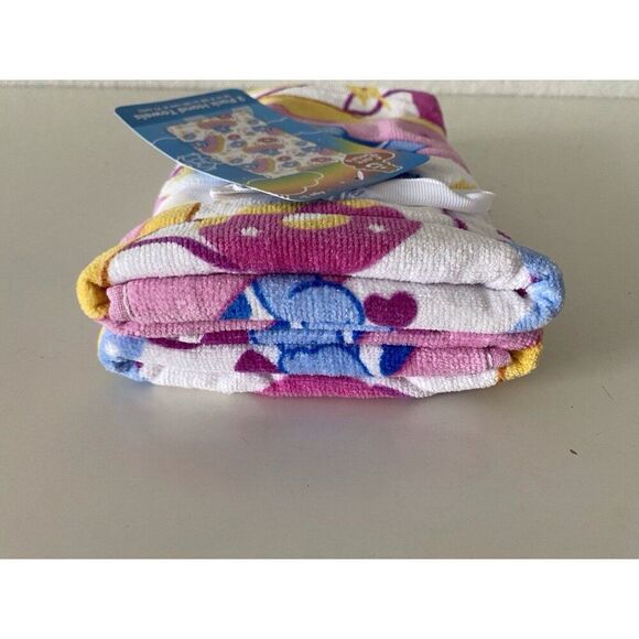 2 Pack Care Bears Grumpy Bear And Donuts Bath Hand Towels 16 X 28” NEW - Picture 13 of 13